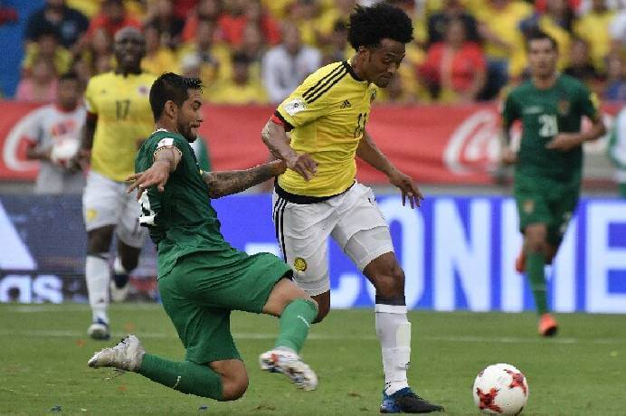 Đối đầu Colombia vs Bolivia ngày 25/03