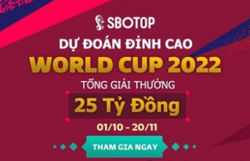 SBOTOP CHÁY CÙNG WORLD CUP 2022
